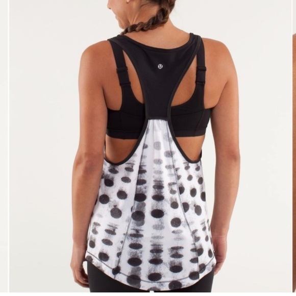 Lululemon Run For Your Money Tank Seaside Dot
White / Black | Size 8 - Picture 4 of 8